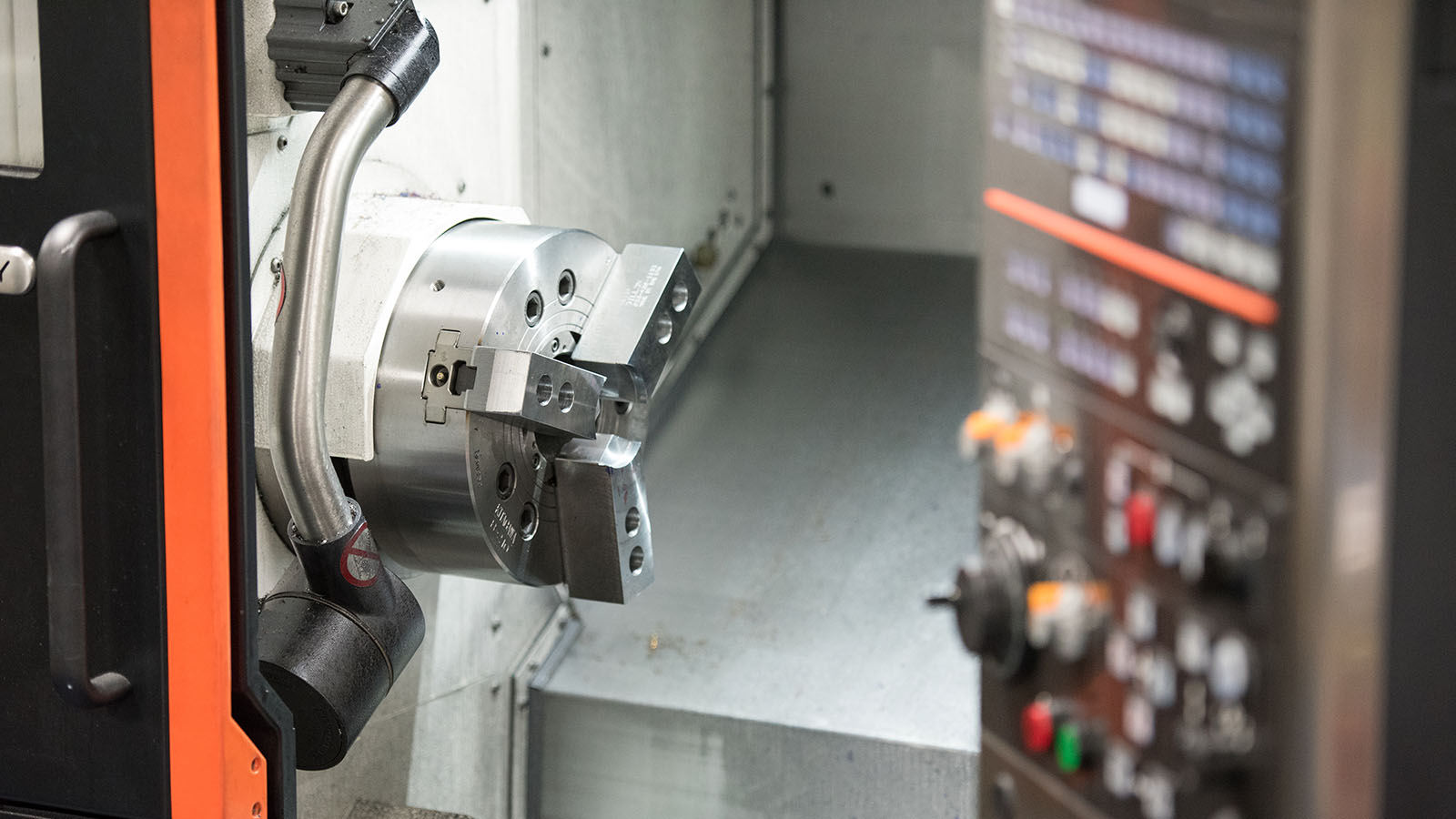 CNC Machine Interior