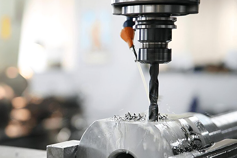 Drilling Metal Workpiece