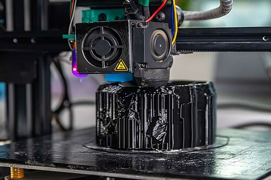 Black Filament Print