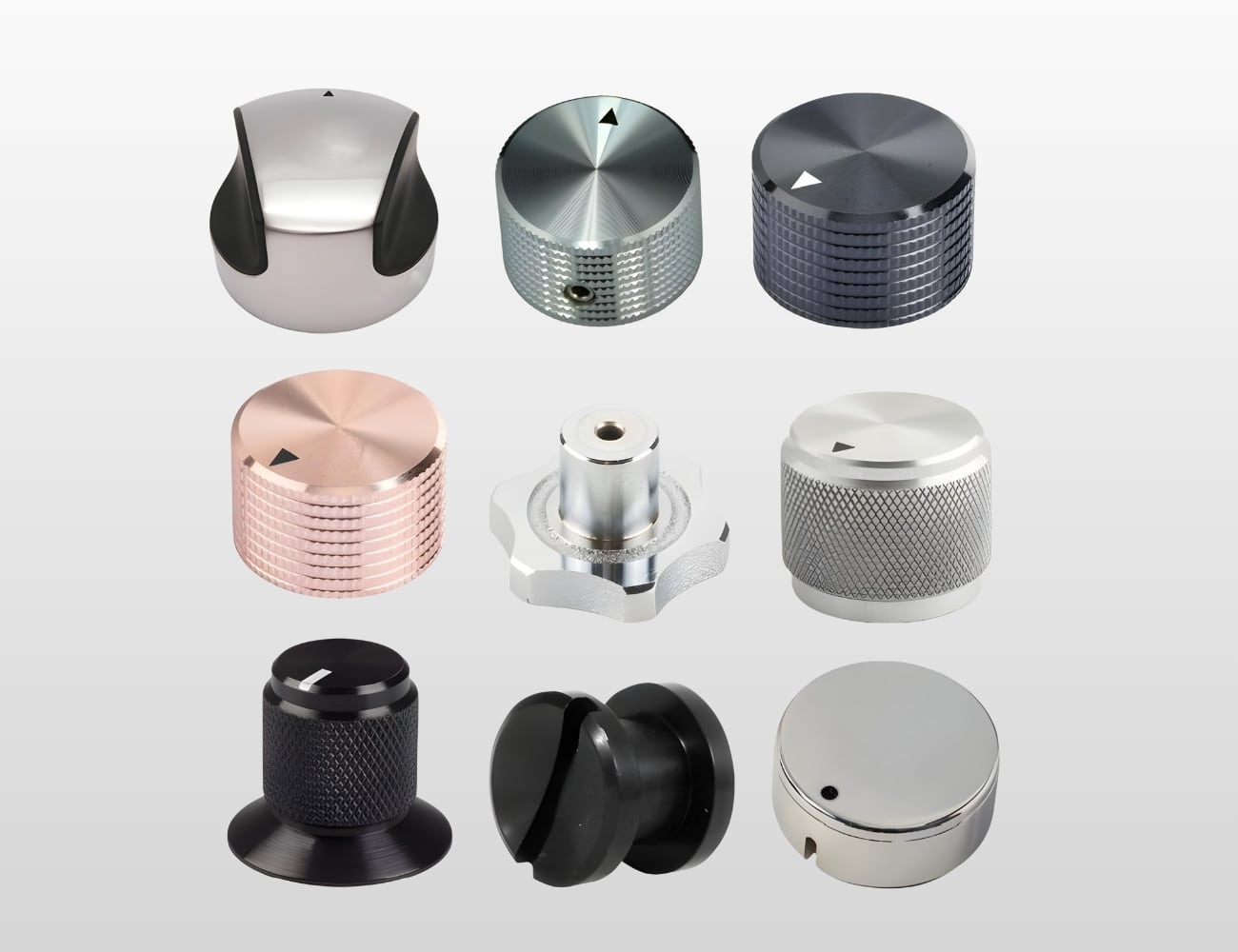 custom buttons, switches, and dials cnc machining for consumer electronics industry (2)