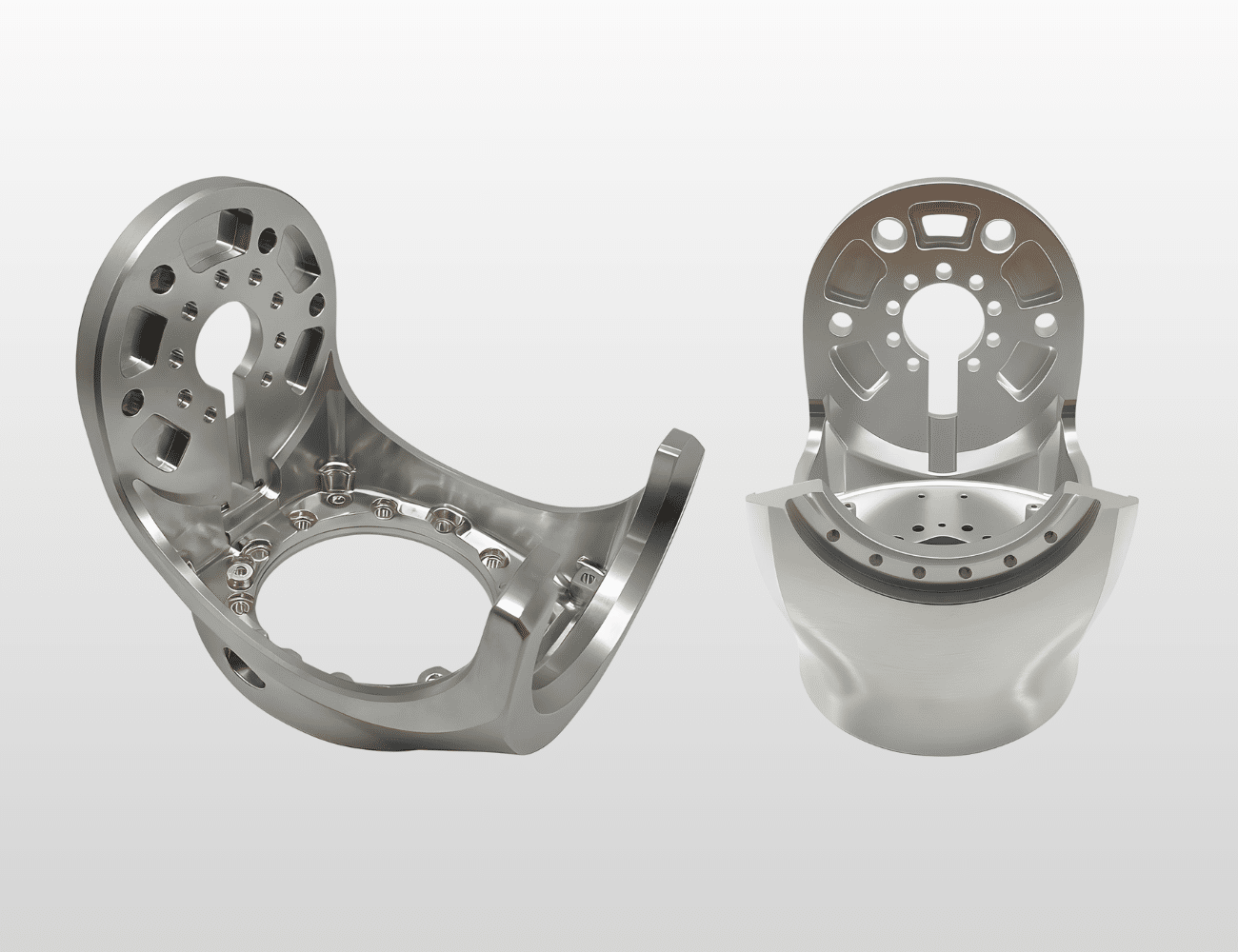 custom structural frames cnc machining for robotics industry