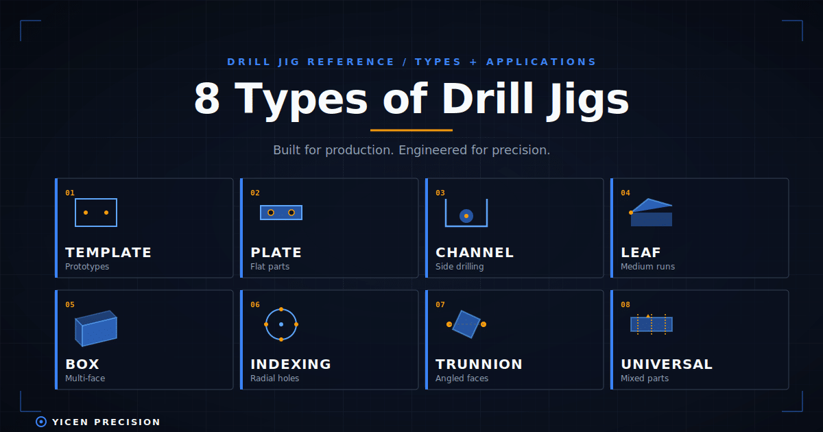 types of drill jigs
